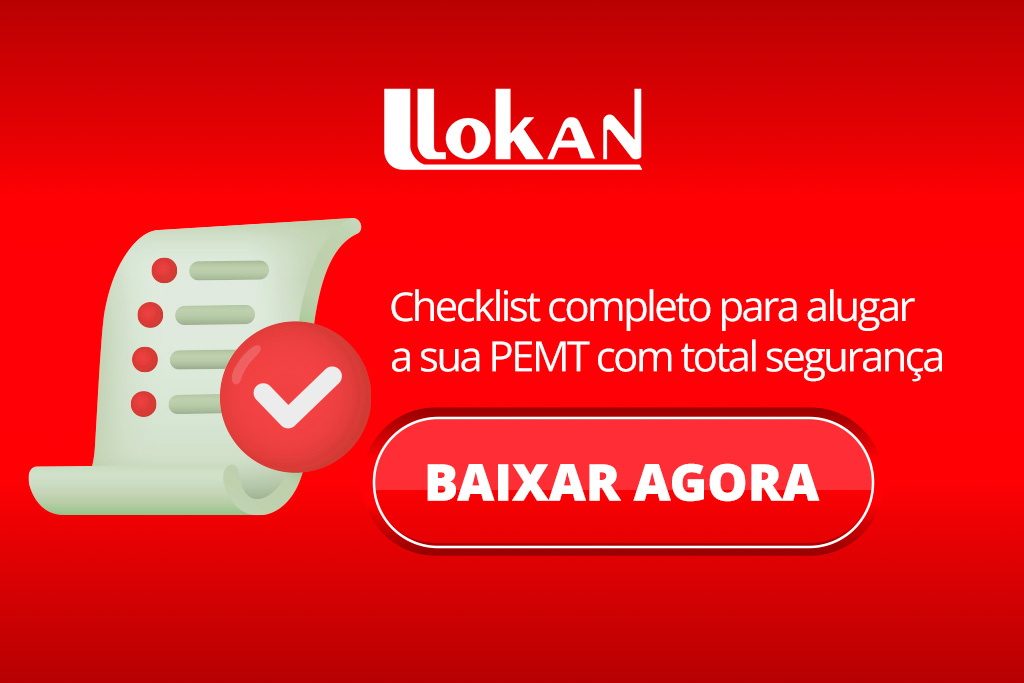Checklist completo para alugar plataforma elevatória.